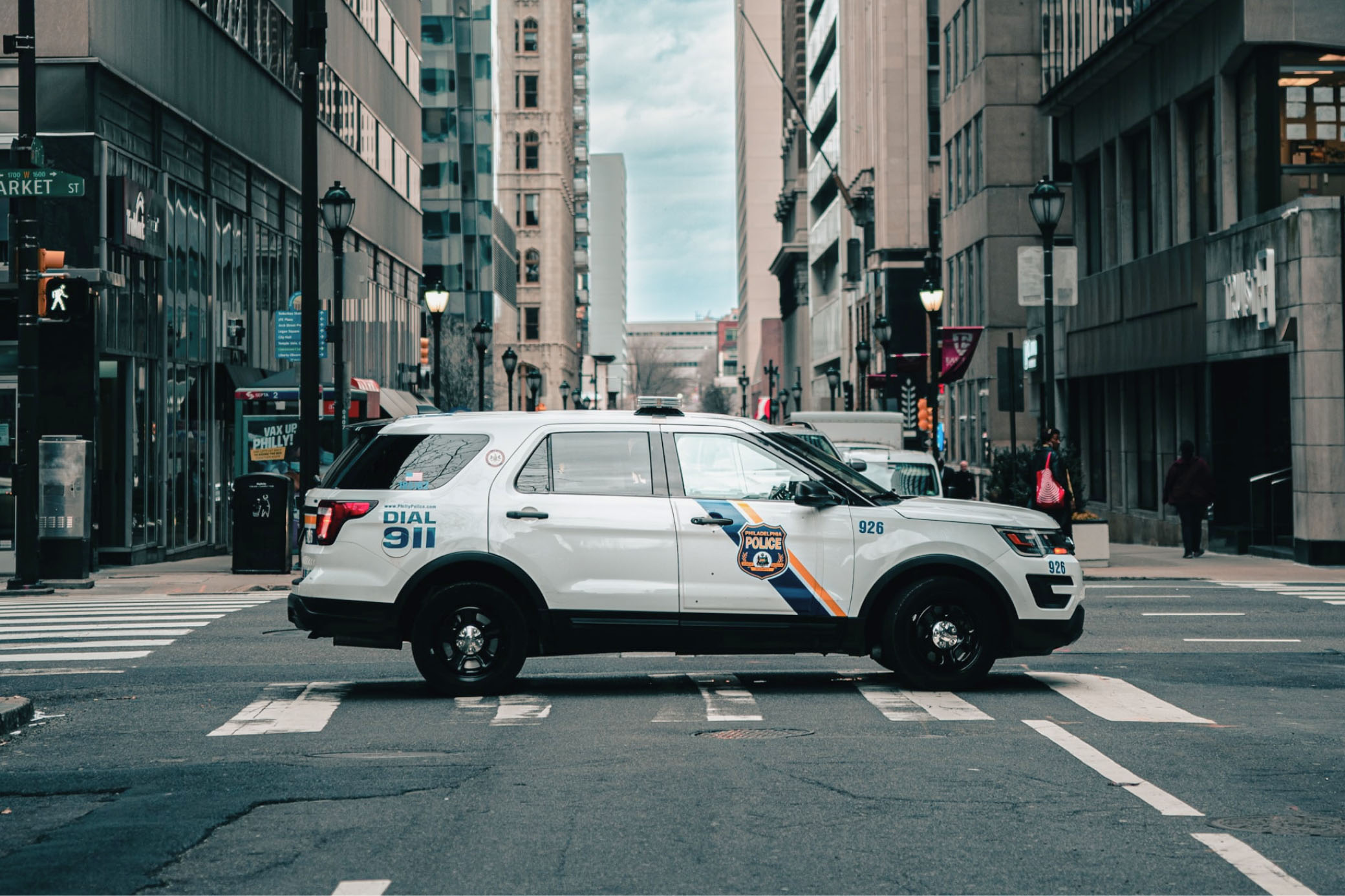 A police car